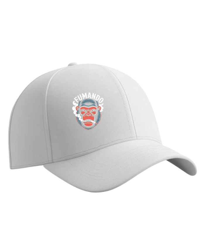 Fumando Gorilla Smoking Cigar Illustration Hat - Image 3