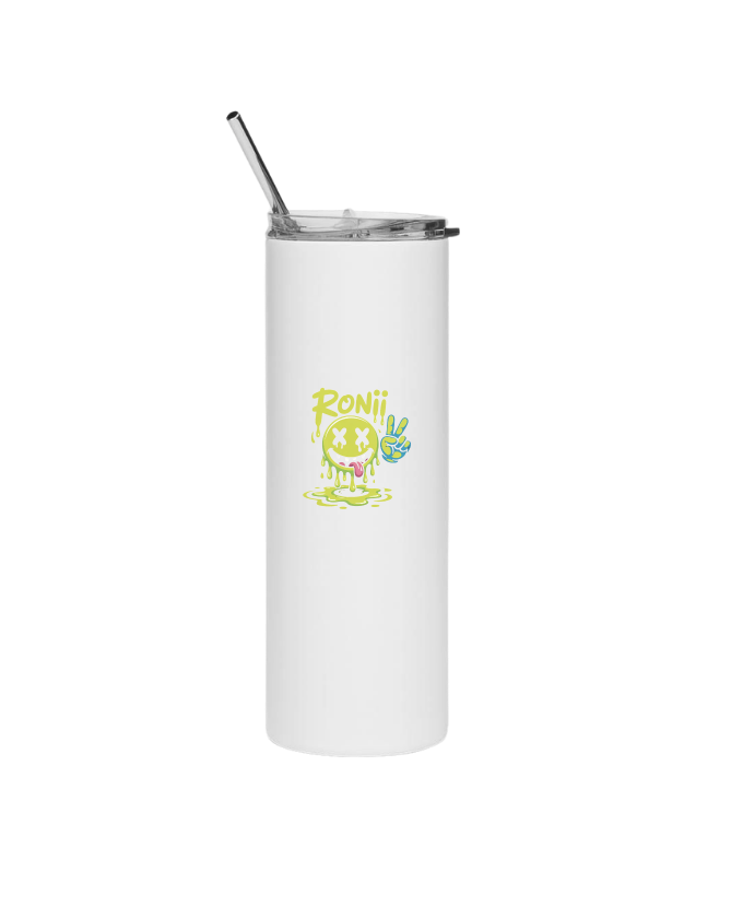 Roni Slime Smiley Face Streetwear Design Thermos
