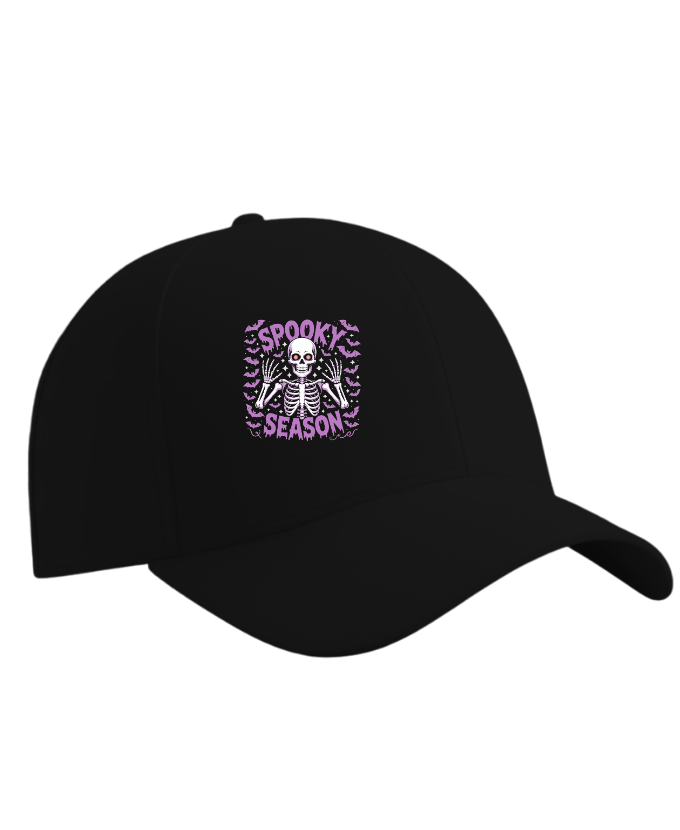 Spooky Season Skeleton Halloween Artwork Hat